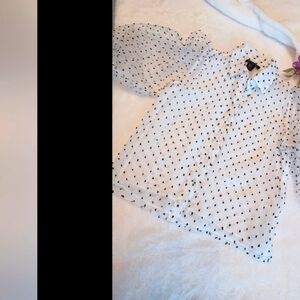 Kids Polka Dot White Shirt